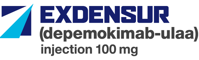 EXDENSUR (depemokimab-ulaa) injection 100 mg logo